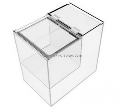 Custom design acrylic donation box collection box voting box DBS-129