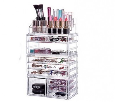 Custom design makeup acrylic organizer make up drawers acrylic boxes for sale CO-196