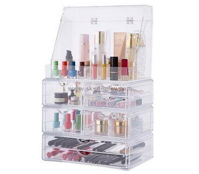 Custom acrylic makeup box acrylic make up organizer acrylic makeup drawers CO-202