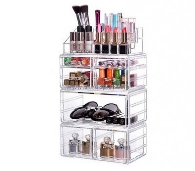 Custom design acrylic organizer drawers makeup organizer box makeup storage containers CO-204