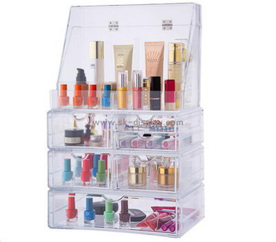 Factory direct sale acrylic case 5 drawers cheap acrylic makeup organizer makeup box organizer CO-207