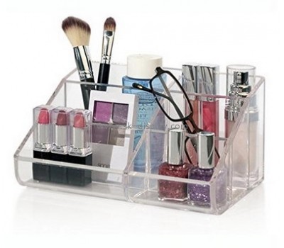 Custom design acrylic cosmetic holder cheap makeup storage clear makeup storage CO-212