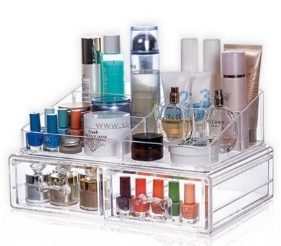 Custom acrylic drawer makeup organizer large acrylic makeup organizer clear makeup drawers CO-213