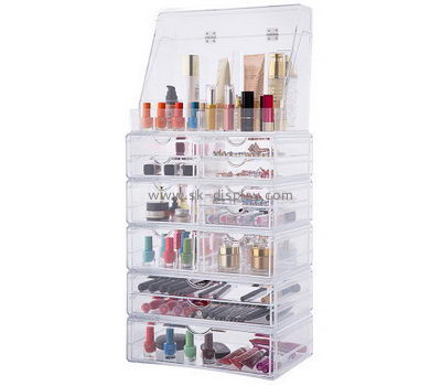 Customized acrylic clear makeup organizer plastic makeup organizer storage for makeup  CO-216