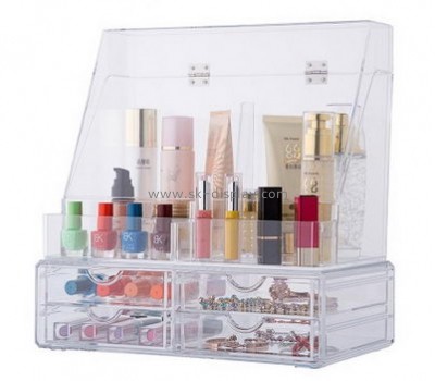 Customized best makeup organizer acrylic organizer box acrylic cosmetic organizer with drawers CO-224
