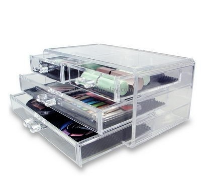 Customized cheap cosmetic drawer organizer acrylic organizer cosmetic organizer with drawers CO-226