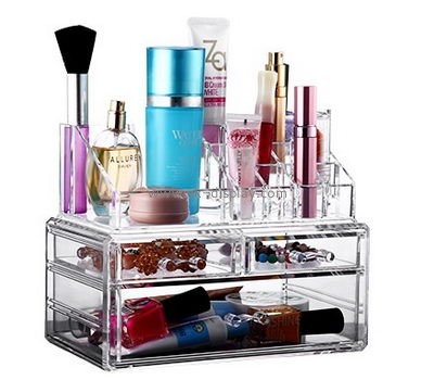 Custom plastic box makeup storage organizers acrylic storage drawers CO-234