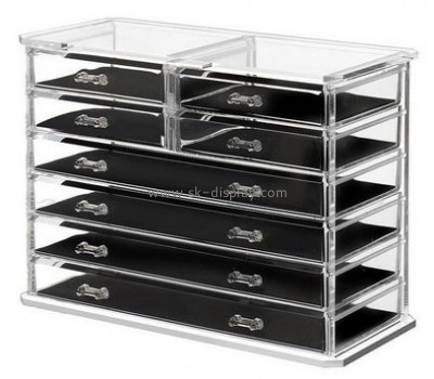 Custom acrylic best makeup organizers makeup holder box acrylic cosmetic organizer with drawers CO-237