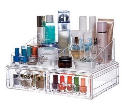 Customized acrylic case drawers best makeup case organizer clear makeup organizers CO-244