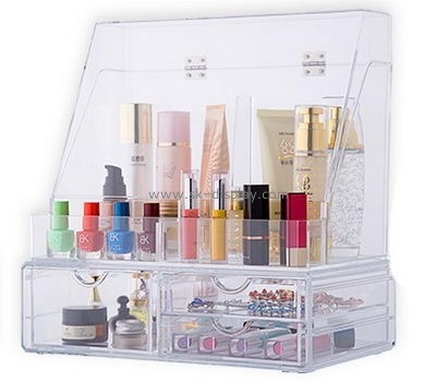 Customized lucite organizer acrylic makeup case acrylic drawer organizer for makeup CO-262