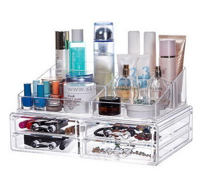 Custom makeup organizer acrylic plastic cosmetic organizer drawer organizers for makeup CO-261