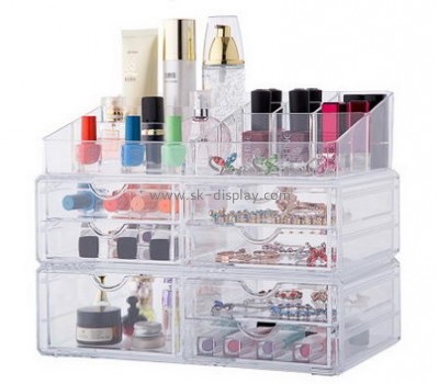 Custom makeup storage organizers clear organizer drawers 7 drawer acrylic makeup organizer CO-272