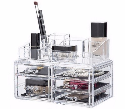 Custom acrylic 5 drawer makeup organizer makeup storage organizers acrylic storage drawers for makeup CO-274