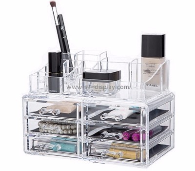 Customized acrylic makeup rack organizer 6 drawer acrylic makeup organizer cosmetic storage drawers CO-278