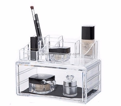 Custom acrylic makeup organiser drawers plastic makeup storage clear acrylic organizer CO-284