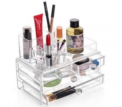 Customized clear acrylic boxes makeup drawers organizers makeup organizer for counter CO-296