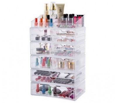Customized clear makeup organizer tabletop makeup organizer makeup drawer organiser CO-299
