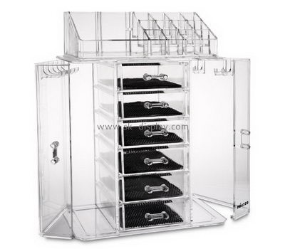 Custom large acrylic makeup drawers cosmetic organizer CO-339