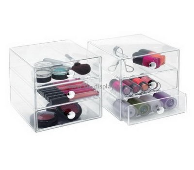 Custom lucite acrylic makeup caddy organizer with drawers cheap CO-341