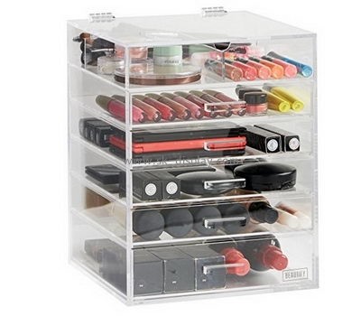 Custom large acrylic containers makeup organizer storage CO-342