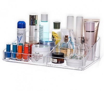 Custom clear acrylic plastic bathroom cosmetic makeup storage organizer holder CO-345
