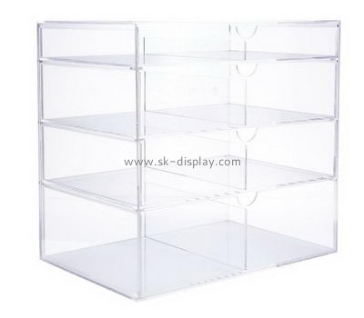 Custom large clear acrylic makeup container store case organizer CO-358