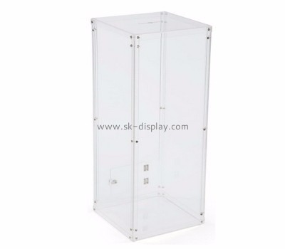 Acrylic display factory custom large acrylic charity donation boxes for sale DBS-176