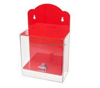 Acrylic suppliers custom acrylic display boxes plexiglass ballot box DBS-211