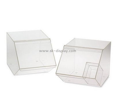 Box factory custom clear acrylic lucite storage boxes DBS-219