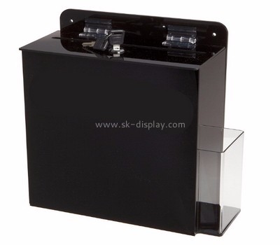 Acrylic suppliers customize large acrylic display case suggestions boxes DBS-233