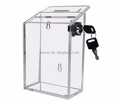 Lucite manufacturer customize large acrylic suggestion box DBS-236