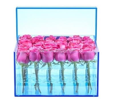 Acrylic box manufacturer customize clear acrylic containers square flower box DBS-243