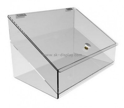 Acrylic box factory customize clear plastic display case acrylic box with lid DBS-251