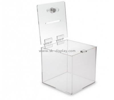 Display case manufacturers customize clear plastic display box acrylic containers with lids DBS-261