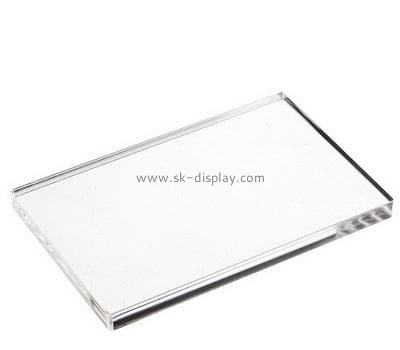 Acrylic display supplier customize acrylic glass block stamp SOD-059