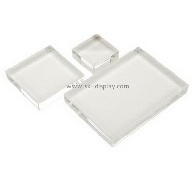Acrylic products manufacturer customize acrylic stamp block SOD-080