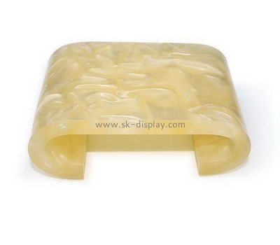 Acrylic display factory customize plastic soap holder bathtub soap dish SOD-095