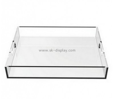 Acrylic factory customized serving square tray SOD-177