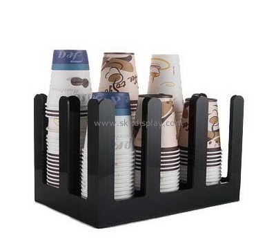 Acrylic display manufacturers customized acrylic plastic cup holders for disposable cups SOD-195