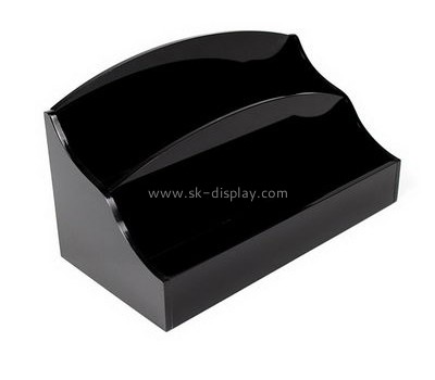 Acrylic display stand manufacturers customized black lucite stands holder SOD-201