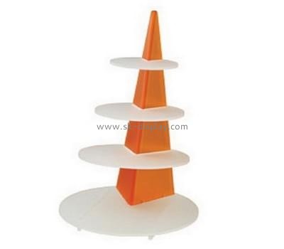 Acrylic company customized tiered acrylic cake stand cheap SOD-214