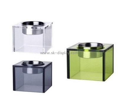 Acrylic items manufacturers customized lucite candle holders SOD-223