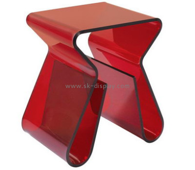 China acrylic manufacturer customized acrylic coffee table with storage AFS-119