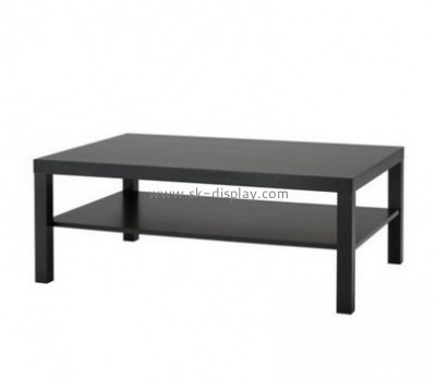 Acrylic display factory customized black small modern coffee table AFS-132