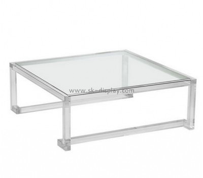 Acrylic plastic supplier customized low small living coffee table AFS-133