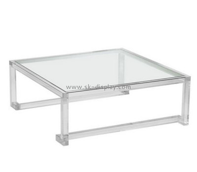 Acrylic plastic supplier customized low small living coffee table AFS-133