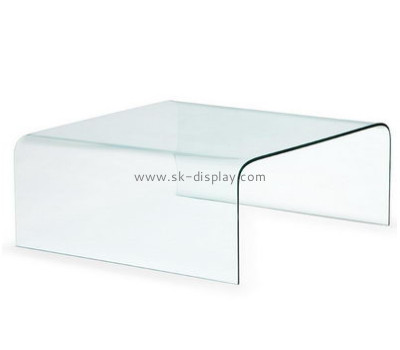 Acrylic display manufacturers customized low large coffee table in living room AFS-135