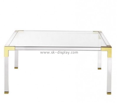 Acrylic display factory customized clear acrylic side coffee table in living room AFS-151