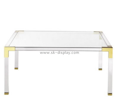 Acrylic display factory customized clear acrylic side coffee table in living room AFS-151