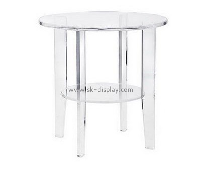 Display stand manufacturers customized modern acrylic round coffee table AFS-159